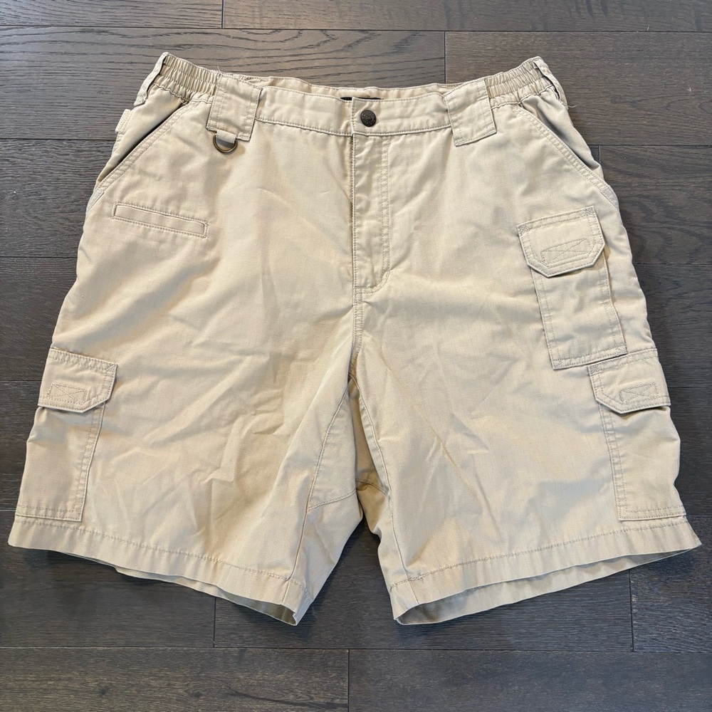 5.11 Tactical Men's Tan Cargo Shorts Ripstop Size 36
